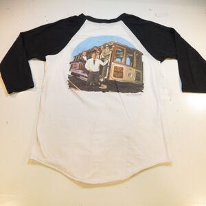 VINTAGE 1984 HUEY LEWIS AND THE NEWS CONCERT TOUR JERSEY TEE T SHIRT Mens M